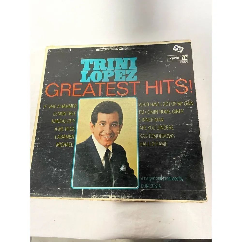 Trini Lopez greatest hits vinyl records